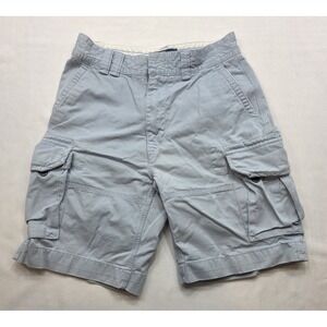 Polo Ralph Lauren Gellar Light Blue Twill Cargo Shorts. Size 31